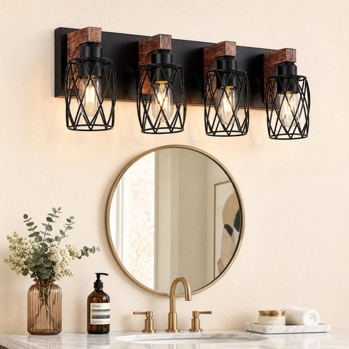 Vanity 4 light metal - vanity,