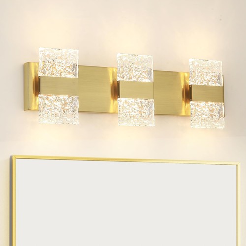 Modern brushed gold led - modern,